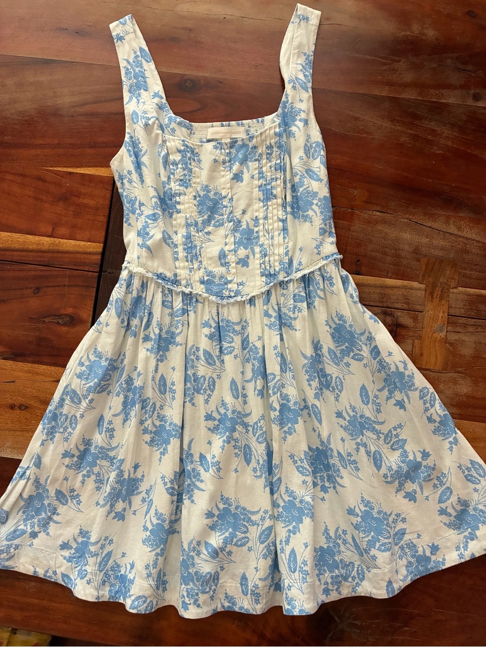 LoveShackFancy Lowery Mini Dress